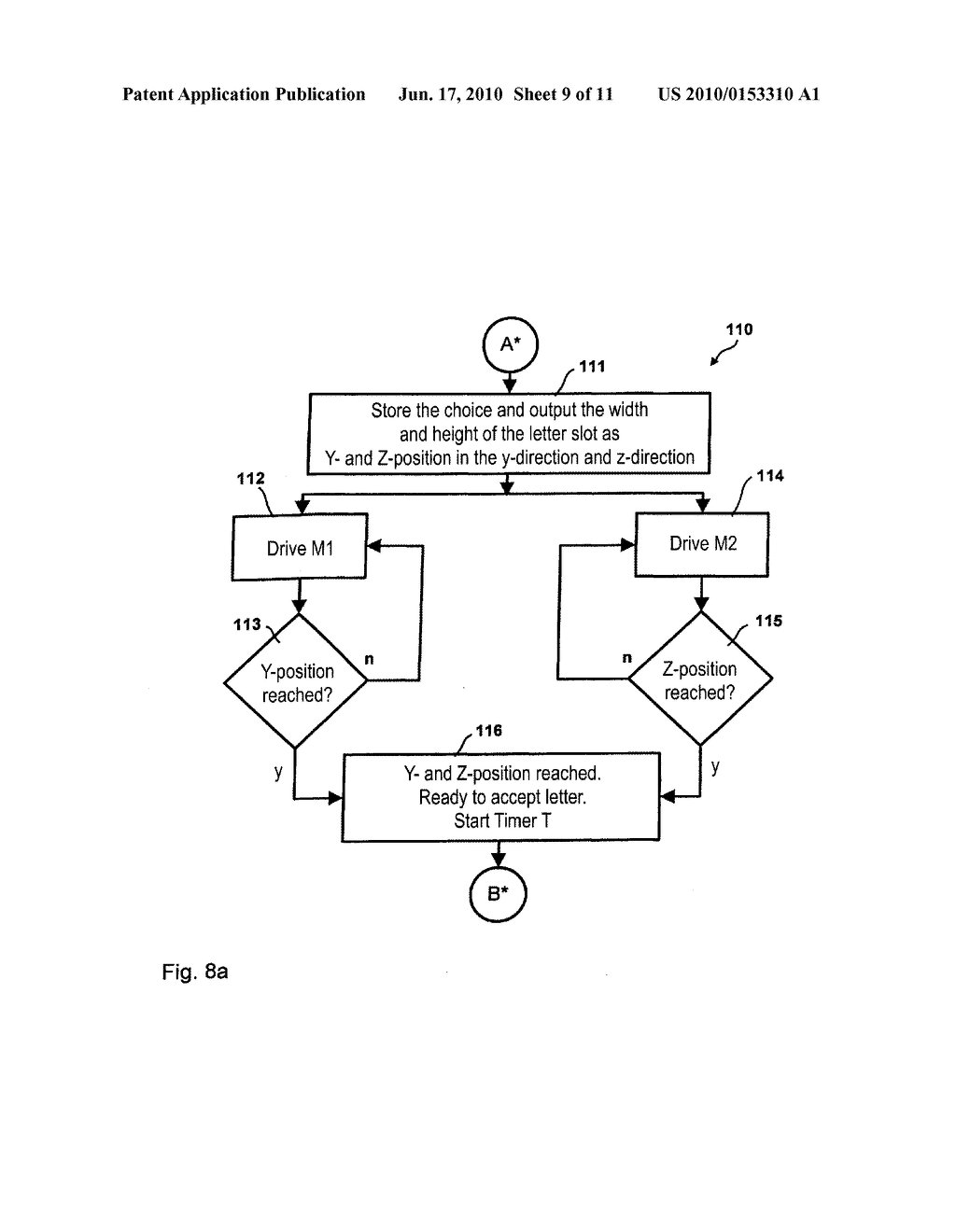 DEVICE AND METHOD FOR ACCEPTING MAIL PIECES - diagram, schematic, and image 10