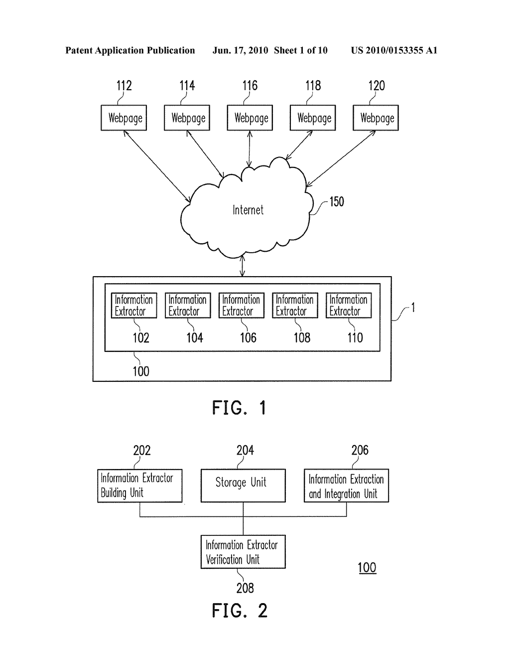 INFORMATION EXTRACTION METHOD, EXTRACTOR REBUILDING METHOD, AND SYSTEM AND COMPUTER PROGRAM PRODUCT THEREOF - diagram, schematic, and image 02