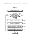 CONTROLLER AND STORAGE DEVICE FOR CHANGING SEQUENTIAL ORDER OF EXECUTING COMMANDS diagram and image