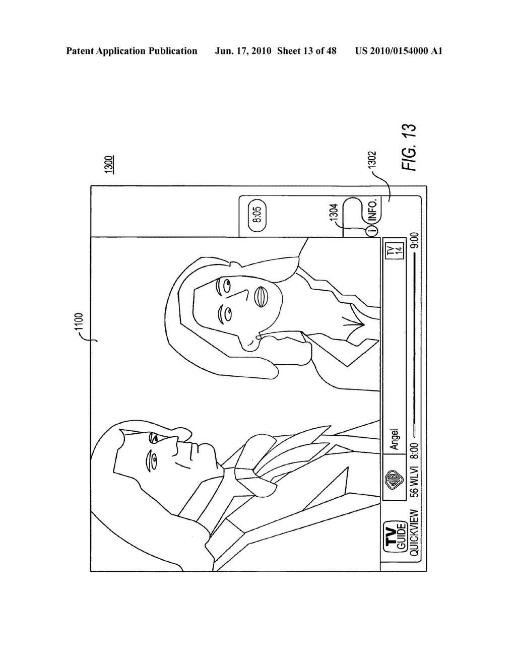 SYSTEMS AND METHODS FOR PROVIDING REAL-TIME SERVICES IN AN INTERACTIVE TELEVISION PROGRAM GUIDE APPLICATION - diagram, schematic, and image 14