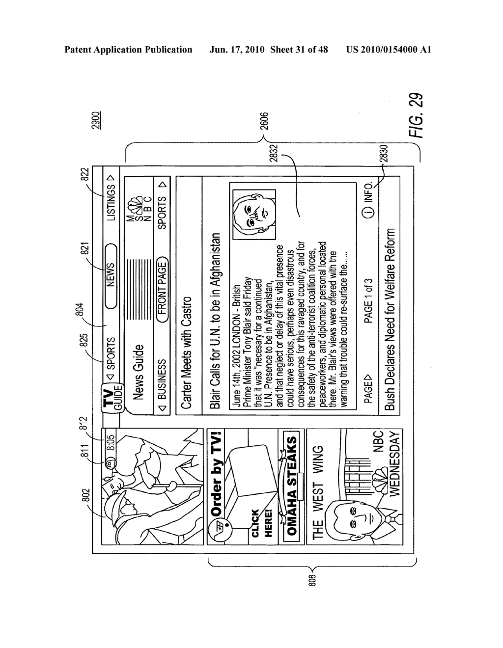 SYSTEMS AND METHODS FOR PROVIDING REAL-TIME SERVICES IN AN INTERACTIVE TELEVISION PROGRAM GUIDE APPLICATION - diagram, schematic, and image 32