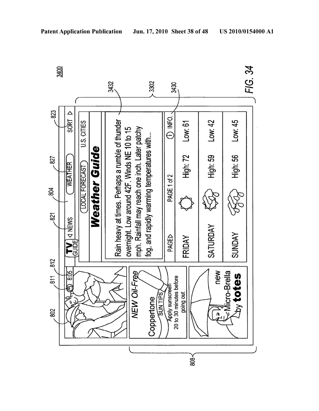 SYSTEMS AND METHODS FOR PROVIDING REAL-TIME SERVICES IN AN INTERACTIVE TELEVISION PROGRAM GUIDE APPLICATION - diagram, schematic, and image 39