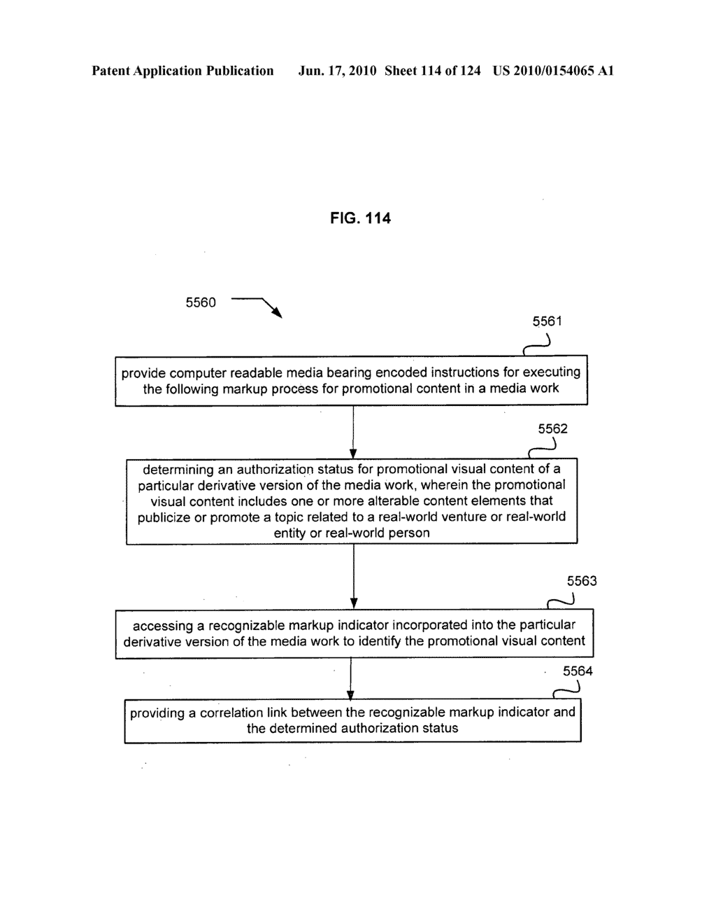 Media markup for user-activated content alteration - diagram, schematic, and image 116