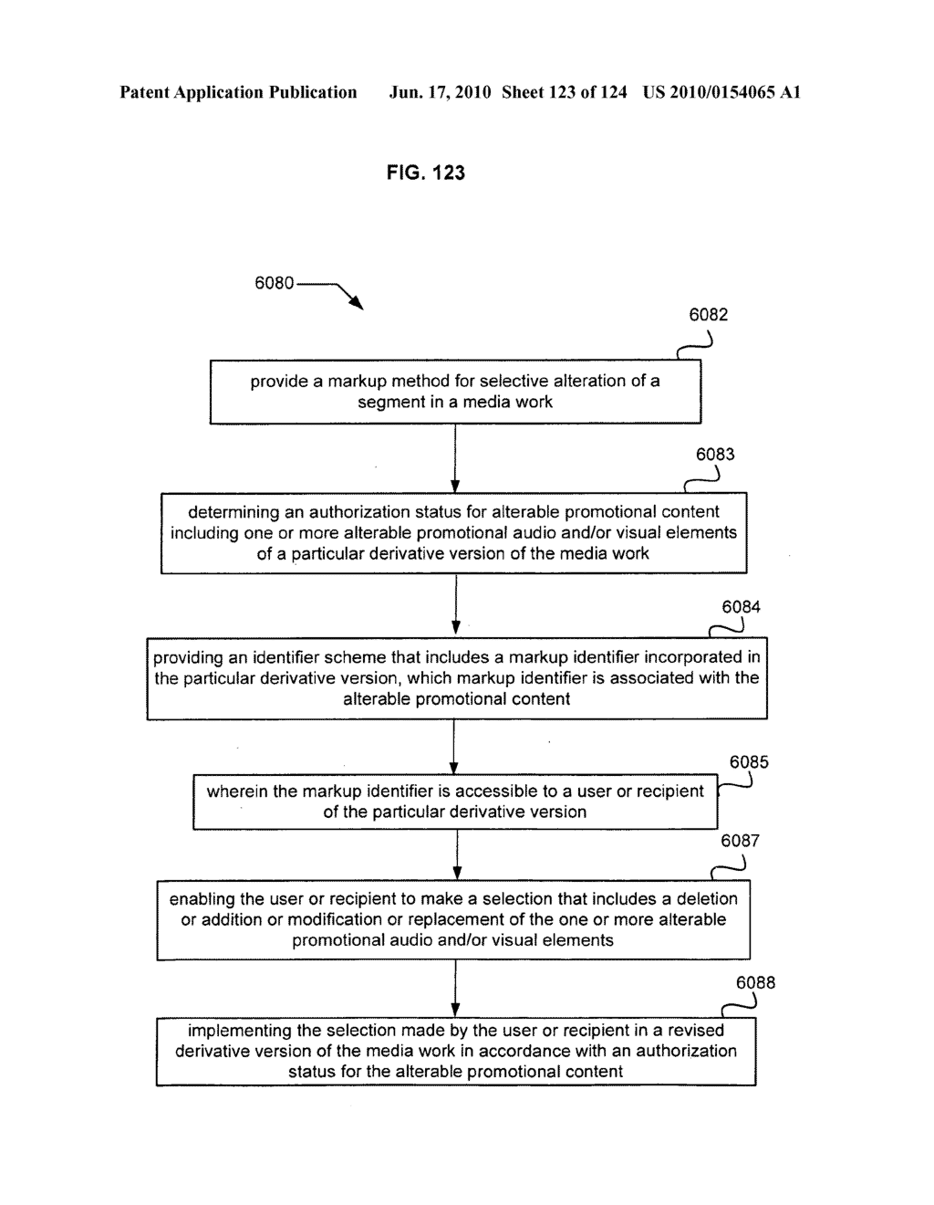 Media markup for user-activated content alteration - diagram, schematic, and image 125