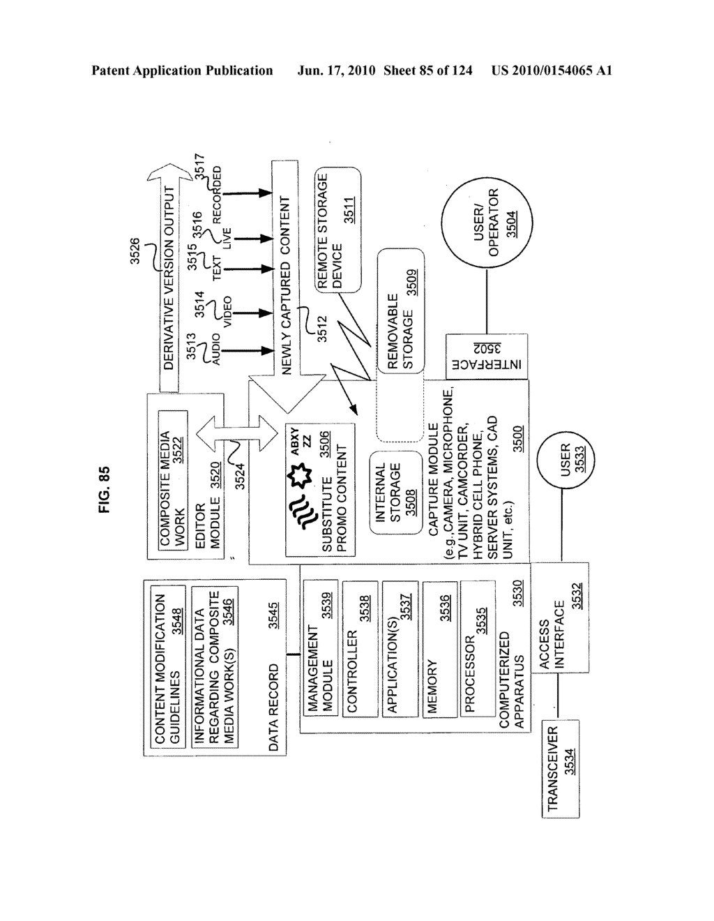 Media markup for user-activated content alteration - diagram, schematic, and image 87