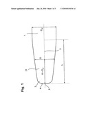 Toothbrush Bristle With A Tapering Part and Toothbrush With Such Bristles diagram and image