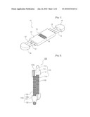 HINGE DEVICE FOR CELLULAR PHONE diagram and image