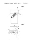 HINGE DEVICE FOR CELLULAR PHONE diagram and image