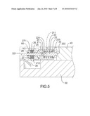 HINGE AND AN ELECTRONIC DEVICE WITH THE HINGE diagram and image