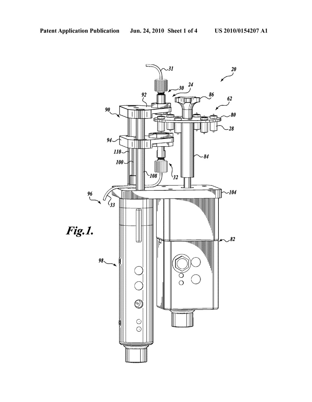 ASSEMBLY FOR PLACING AN INSERT INTO COMMUNICATION WITH AN ANALYTICAL CHEMICAL INSTRUMENT - diagram, schematic, and image 02