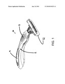 SCENTED HANDLE FOR USE IN A RAZOR diagram and image