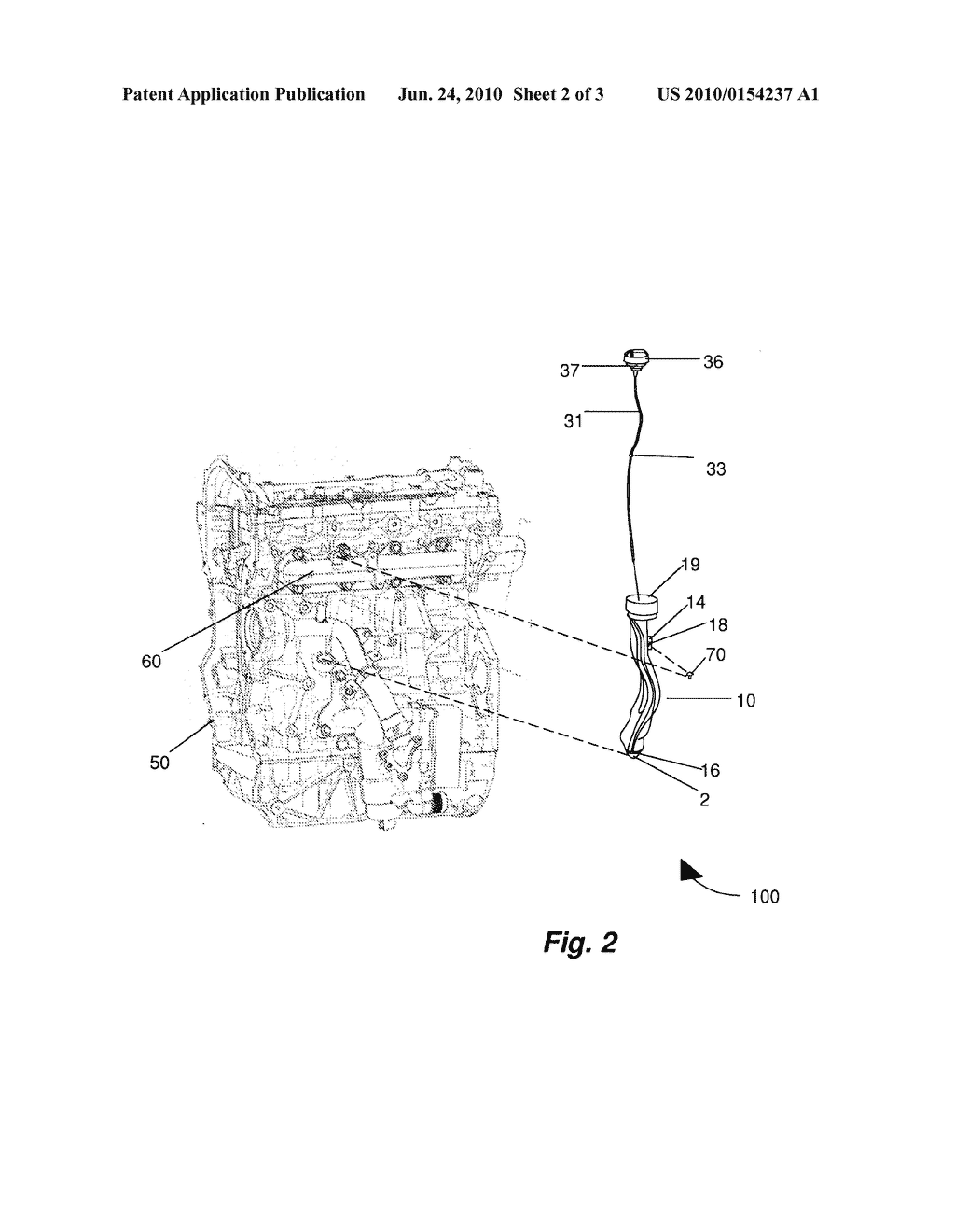 MOTOR VEHICLE OIL DIPSTICK MEANS - diagram, schematic, and image 03