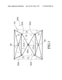 Collapsible hunting blind diagram and image