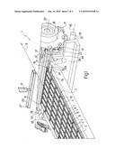 METHOD AND ASSEMBLY FOR SEPARATING OPENING DEVICES SUPPLIED JOINTLY IN THE FORM OF A SHEET AND APPLIED INDIVIDUALLY TO RESPECTIVE PACKAGES OF POURABLE FOOD PRODUCTS diagram and image