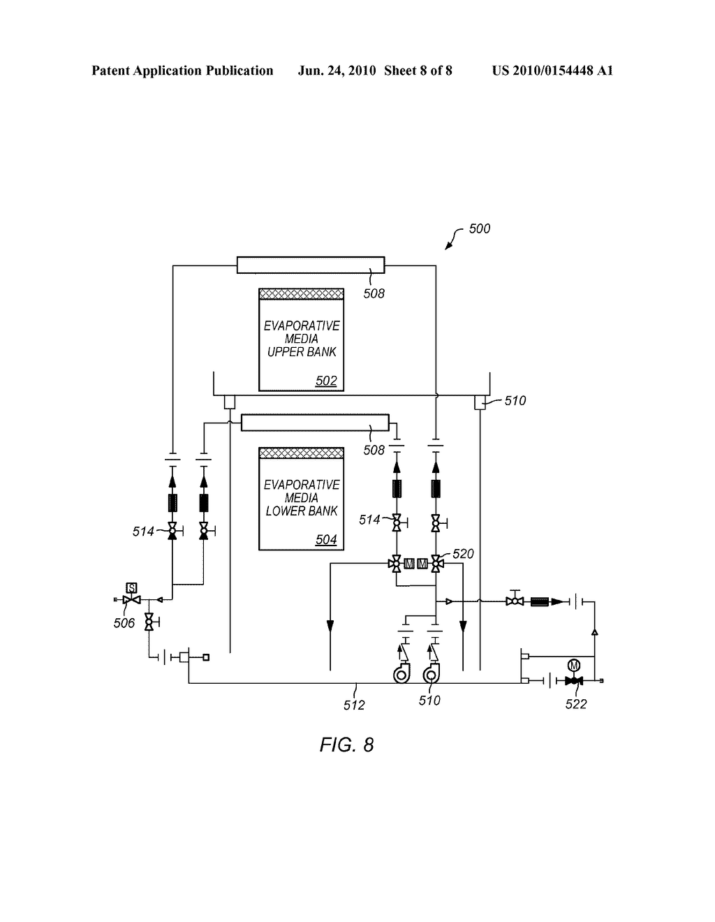 MULTI-MODE COOLING SYSTEM AND METHOD WITH EVAPORATIVE COOLING - diagram, schematic, and image 09