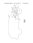 Air flow around blower resistor and at evaporator diagram and image