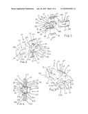 Locking Device for a Shipping Container and System for Releasably Locking Container Components Together diagram and image