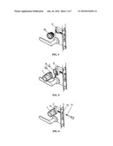 CONNECTING ADAPTOR FOR ELECTRIC CYLINDER CORRESPONDING TO MORTISE LOCK diagram and image