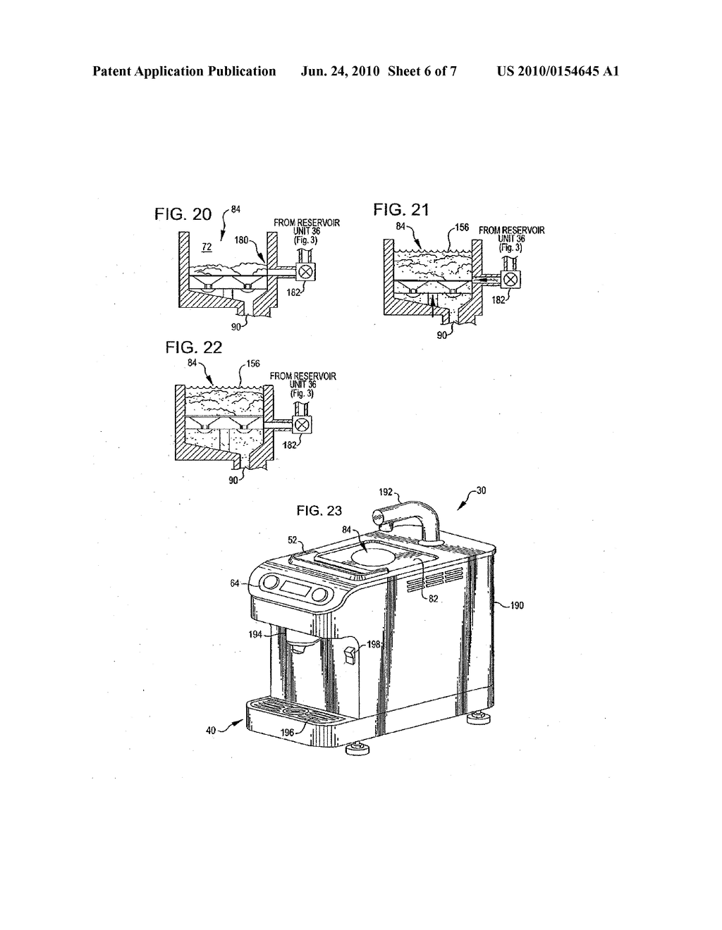 Method for brewing a beverage such as coffee and related method - diagram, schematic, and image 07