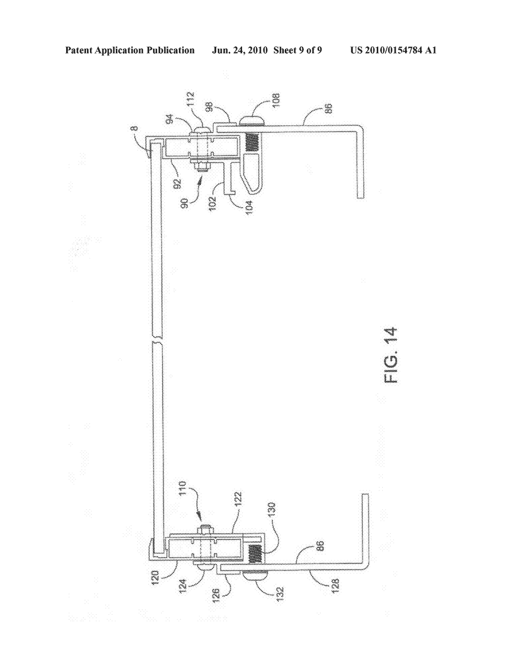 Assembly and method for mounting solar panels to structural surfaces - diagram, schematic, and image 10