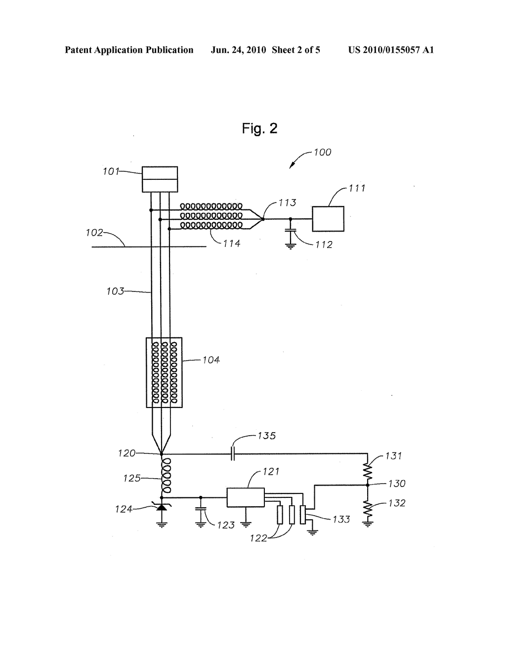 Apparatus and Method of Monitoring An Alternating Current Component of a Downhole Electrical Imbalance Voltage - diagram, schematic, and image 03