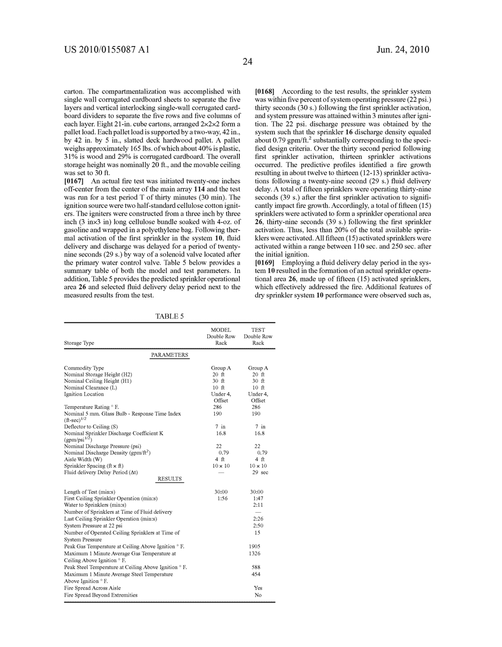 CEILING-ONLY DRY SPRINKLER SYSTEMS AND METHODS FOR ADDRESSING A STORAGE OCCUPANCY FIRE - diagram, schematic, and image 56