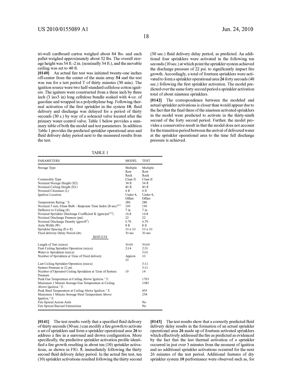 CEILING-ONLY DRY SPRINKLER SYSTEMS AND METHODS FOR ADDRESSING A STORAGE OCCUPANCY FIRE - diagram, schematic, and image 50