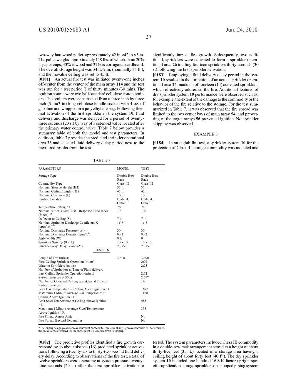 CEILING-ONLY DRY SPRINKLER SYSTEMS AND METHODS FOR ADDRESSING A STORAGE OCCUPANCY FIRE - diagram, schematic, and image 59