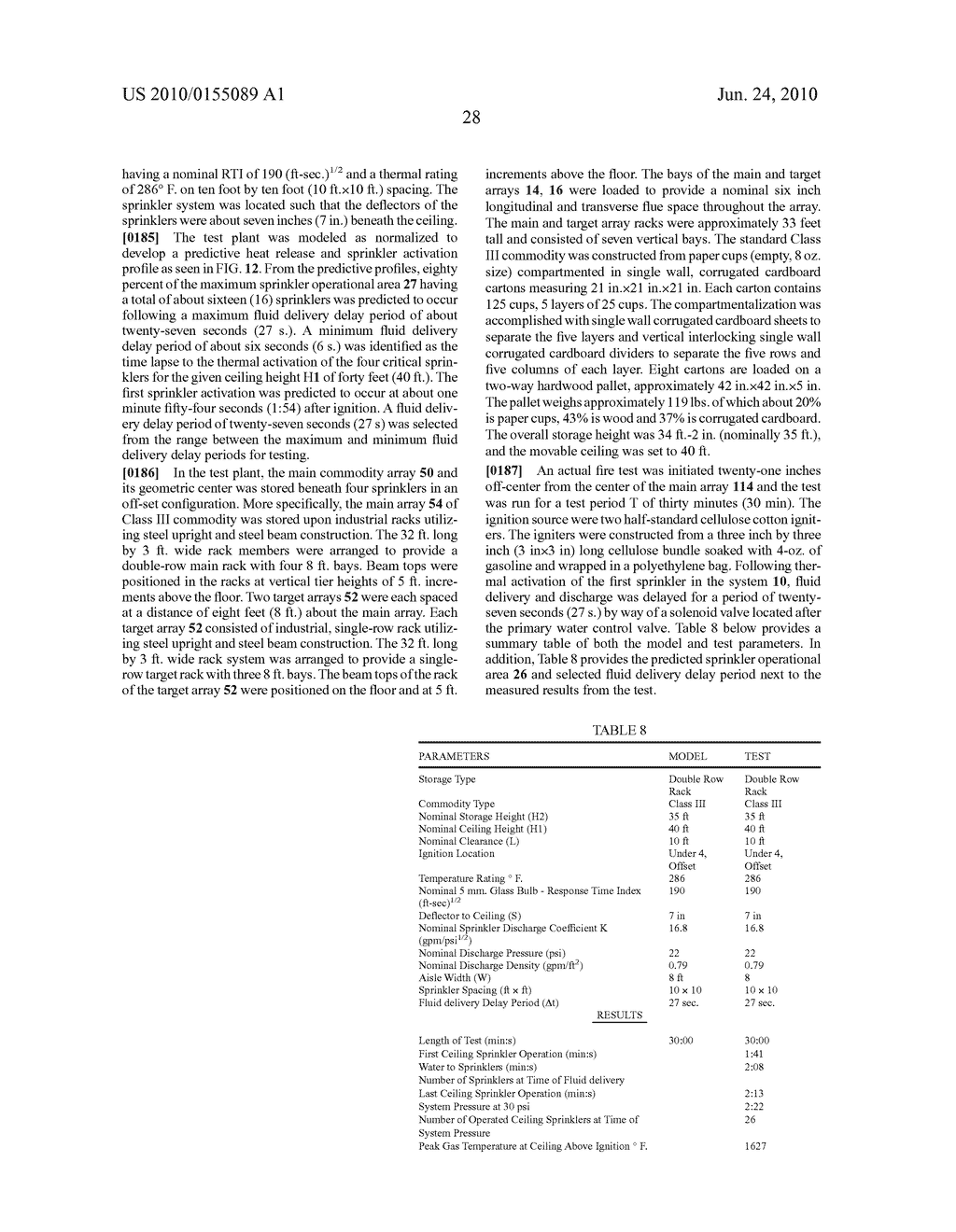 CEILING-ONLY DRY SPRINKLER SYSTEMS AND METHODS FOR ADDRESSING A STORAGE OCCUPANCY FIRE - diagram, schematic, and image 60