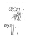 First and Second Beam for Telescopic Feeder, Incorporating Guiding Studs, Telescopic Feeder, Drilling Device for Rock Drilling and a Way of Using a Guiding Stud diagram and image