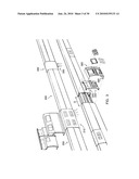 DOWNWARD FACING RECEPTACLE ASSEMBLY FOR CABLE RACEWAY diagram and image