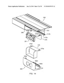 DOWNWARD FACING RECEPTACLE ASSEMBLY FOR CABLE RACEWAY diagram and image