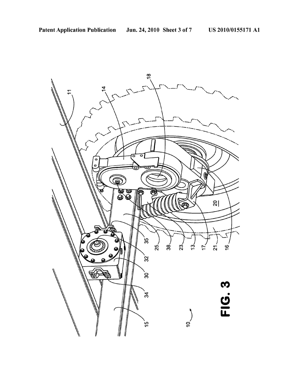 COMBINATION DRIVE AND SUSPENSION SYSTEM FOR A VEHICLE - diagram, schematic, and image 04