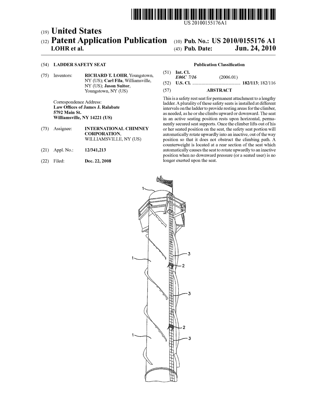 LADDER SAFETY SEAT - diagram, schematic, and image 01