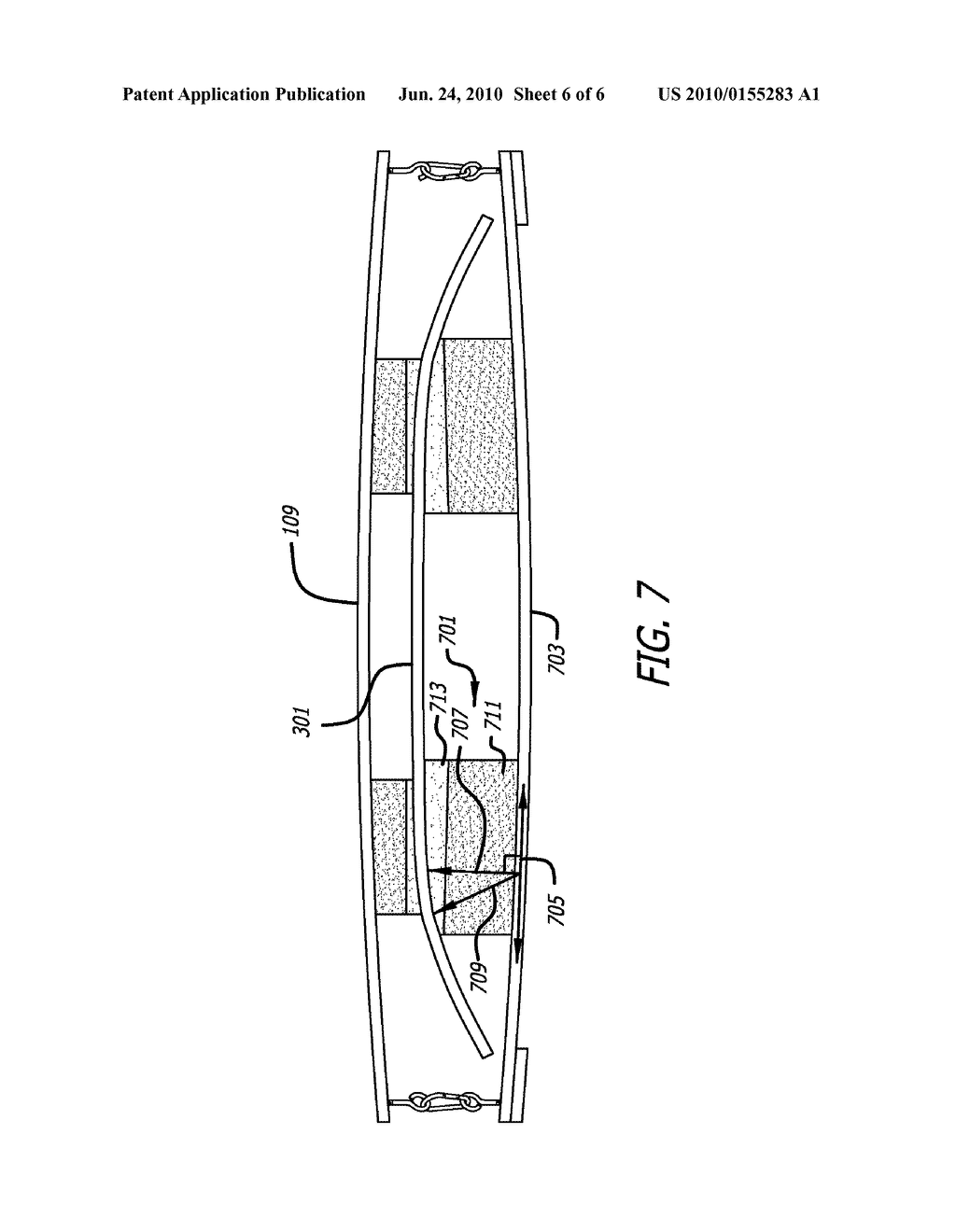 HEADLINER PACKAGING SYSTEM FOR HEADLINER HAVING NON-PLANAR SURFACE - diagram, schematic, and image 07