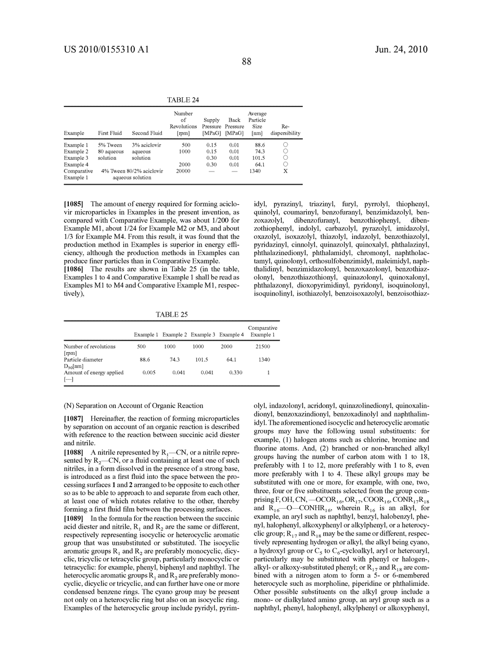 METHOD FOR PRODUCING NANOPARTICLES BY FORCED ULTRATHIN FILM ROTARY PROCESSING - diagram, schematic, and image 122