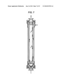 HOLLOW FIBER MEMBRANE MODULE, PROCESS FOR MANUFACTURING THE SAME, HOLLOW FIBER MEMBRANE MODULE ASSEMBLY AND METHOD OF PURIFYING SUSPENDED WATER WITH USE diagram and image