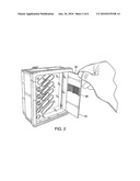 Retail cosmetic display pods and method of merchandising diagram and image