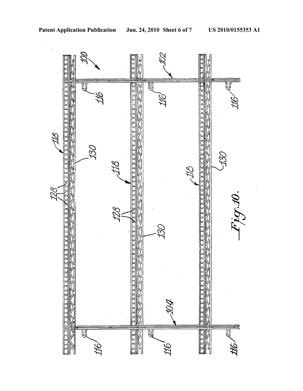 Wall mounted shelving - diagram, schematic, and image 07