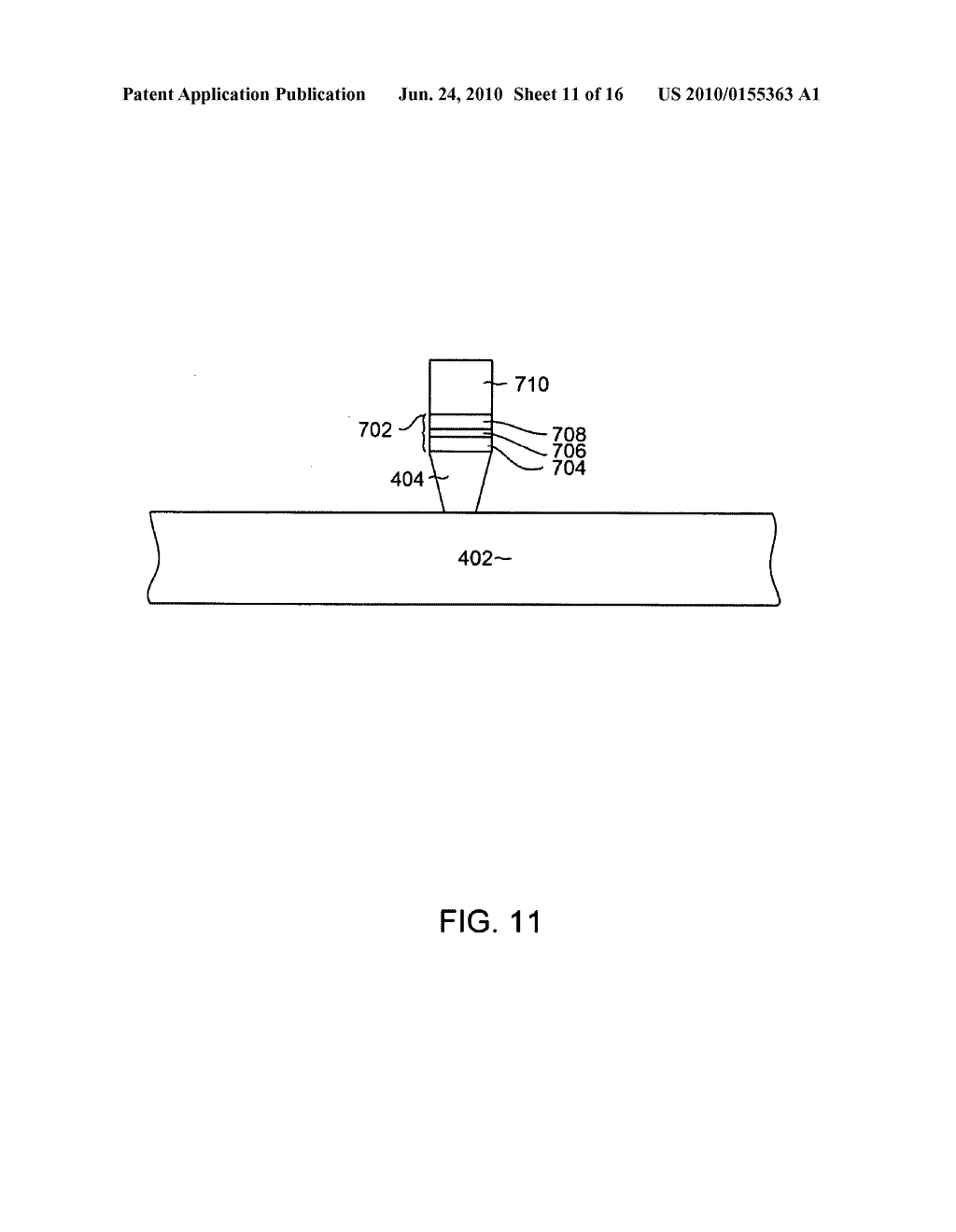 METHOD FOR MANUFACTURING A MAGNETIC WRITE HEAD HAVING A WRITE POLE WITH A TRAILING EDGE TAPER USING A RIEABLE HARD MASK - diagram, schematic, and image 12