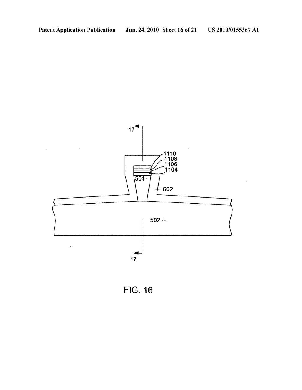 METHOD FOR MANUFACTURING A MAGNETIC WRITE HEAD HAVING A HARD MASK DEFINED WRITE POLE TRAILING EDGE STEP - diagram, schematic, and image 17
