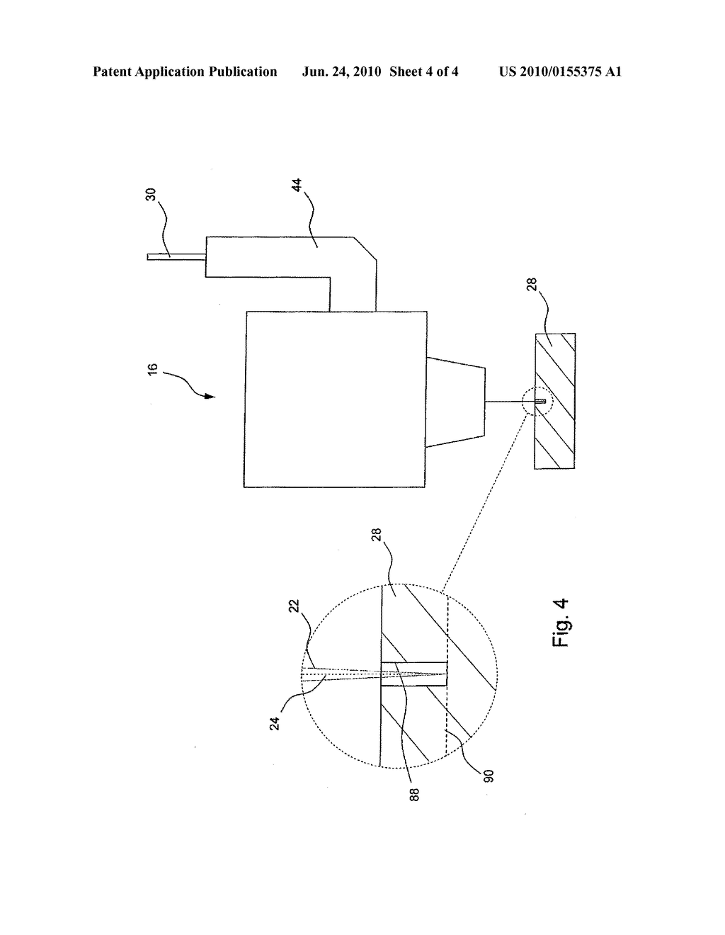 Machining Device and Method for Machining Material - diagram, schematic, and image 05