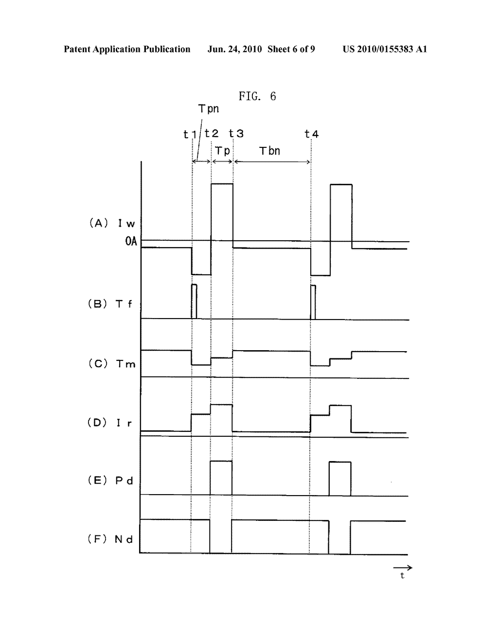 AC PULSE ARC WELDING CONTROL METHOD - diagram, schematic, and image 07