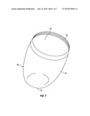 Infant drinking cup diagram and image