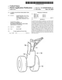 Landing gear with noise reduction fairing diagram and image