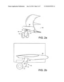 Landing gear with noise reduction fairing diagram and image