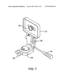Portable sports pod camera mount diagram and image
