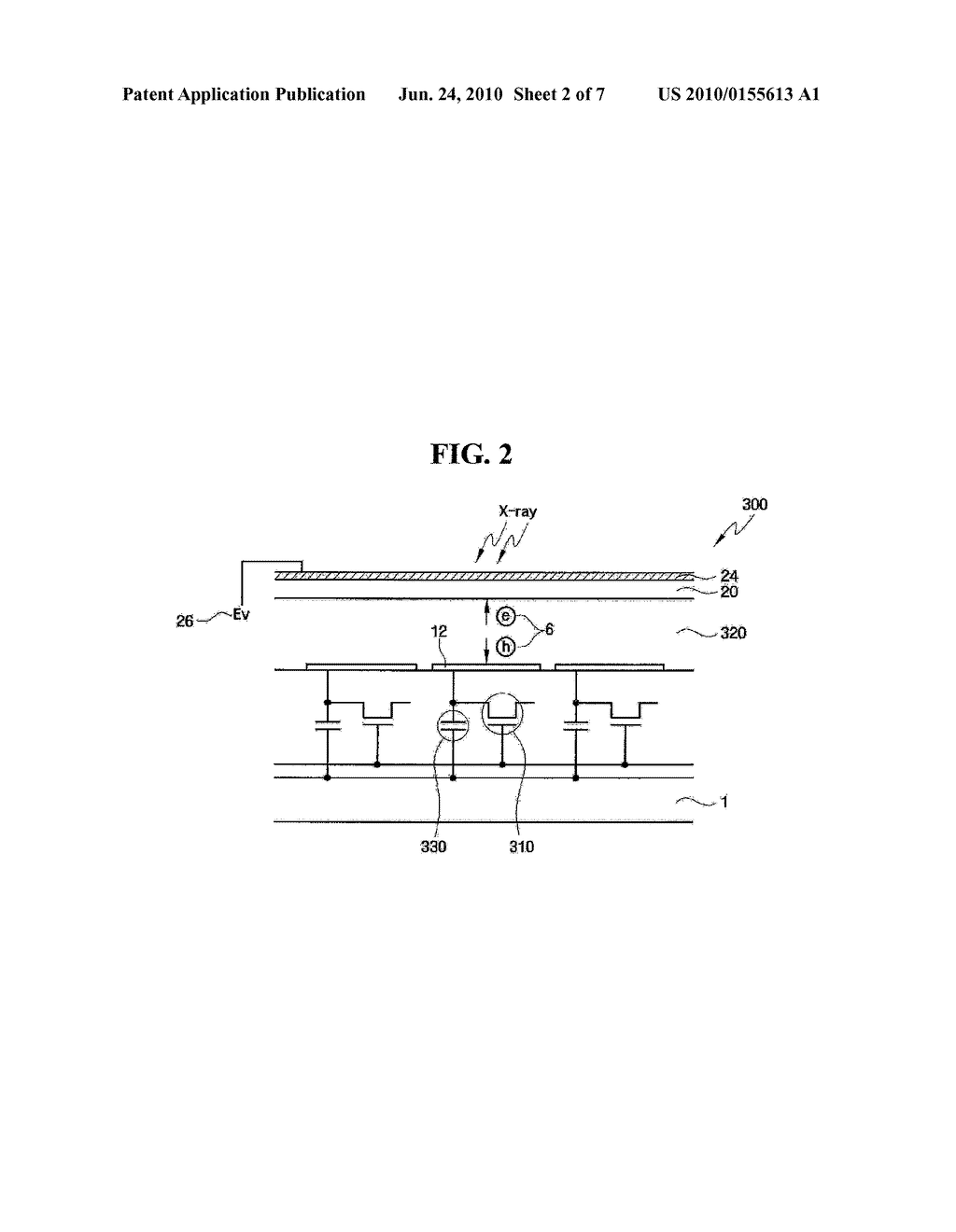 X-RAY DETECTOR AND METHOD OF DRIVING THE SAME - diagram, schematic, and image 03