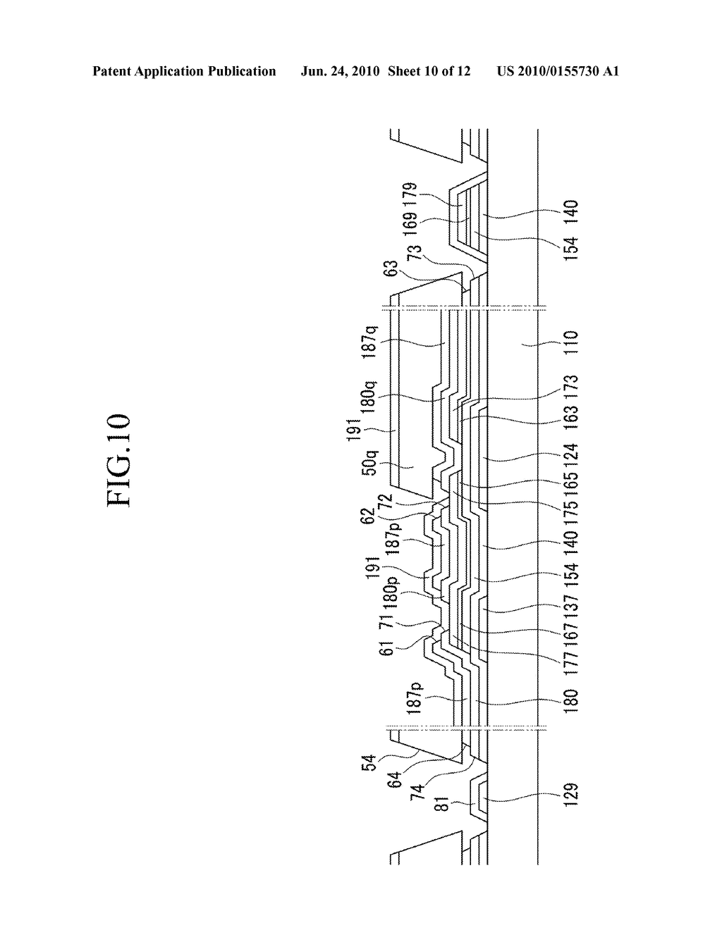 THIN FILM TRANSISTOR DISPLAY PANEL AND MANUFACTURING METHOD THEREOF - diagram, schematic, and image 11