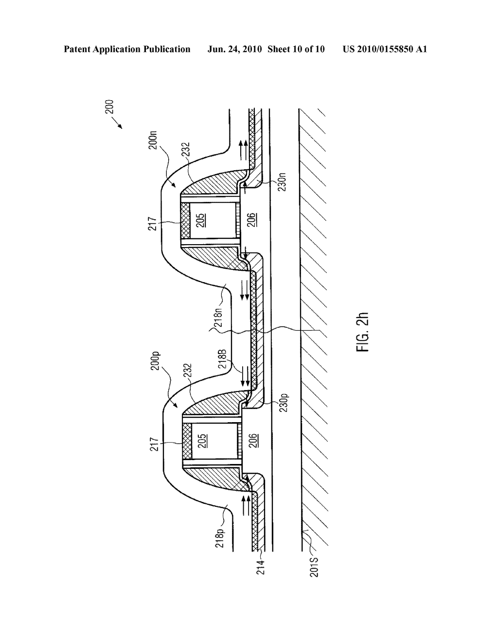 TECHNIQUE FOR PROVIDING STRESS SOURCES IN TRANSISTORS IN CLOSE PROXIMITY TO A CHANNEL REGION BY RECESSING DRAIN AND SOURCE REGIONS - diagram, schematic, and image 11